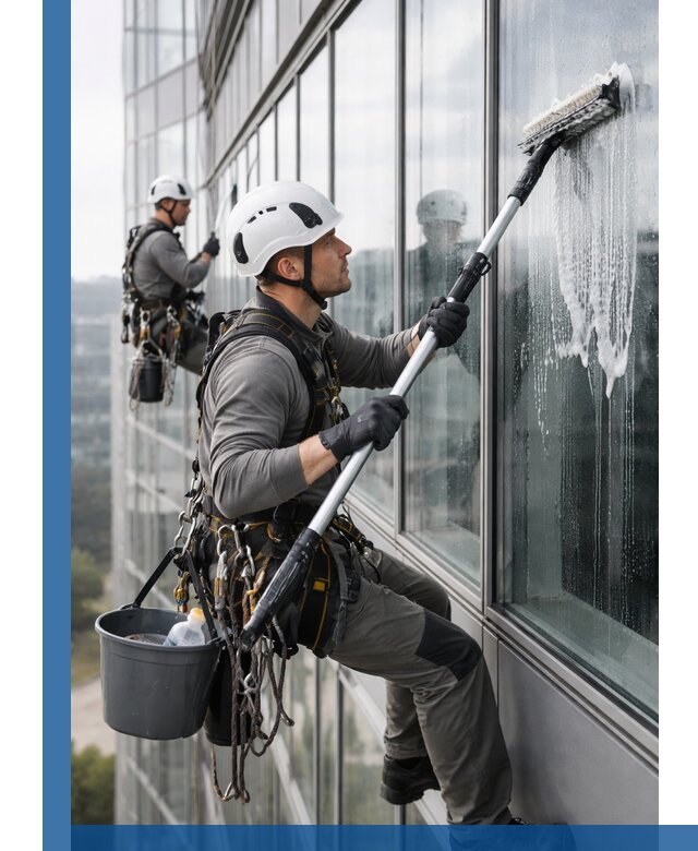 Высотная мойка сплошного остекления с выездом в Еманжелинске