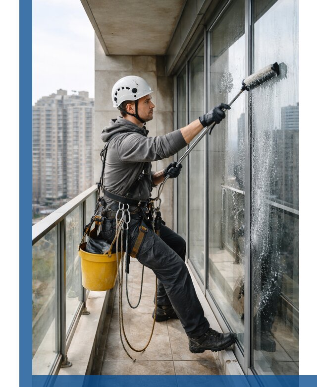 Профессиональная мойка балконного остекления в Еманжелинске