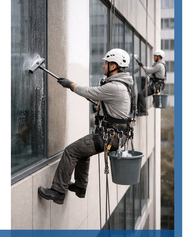 Мойка фасадов зданий в Еманжелинске под ключ от 359 р. | ВЫСОТНИК-Мнж