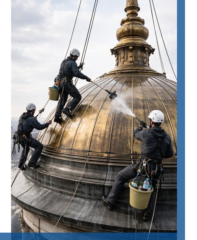 Мойка куполов и шпилей в Еманжелинске от 8217 р. - заказать | ВЫСОТНИК-Мнж