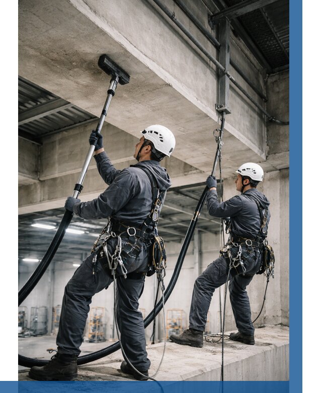 Обеспыливание потолочных конструкций в Еманжелинске от 257 р. |ВЫСОТНИК-Мнж