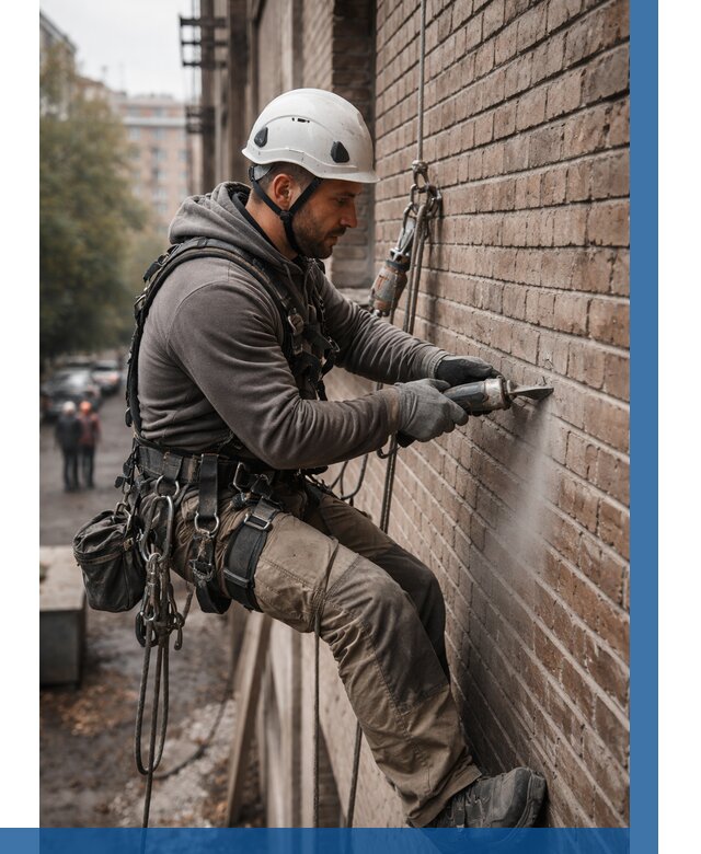 Расшивка кирпичных швов в Еманжелинске от 616 р. | ВЫСОТНИК-Мнж