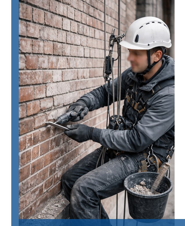 Расшивка кирпичных швов фасадов и стен, ремонт в Еманжелинске