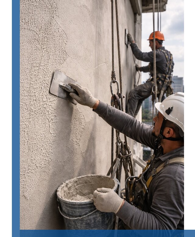 Декоративная штукатурка фасада с утеплением и защитой в Еманжелинске