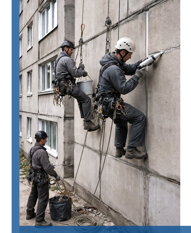 Герметизация межпанельных швов в Еманжелинске с гарантией герметичности