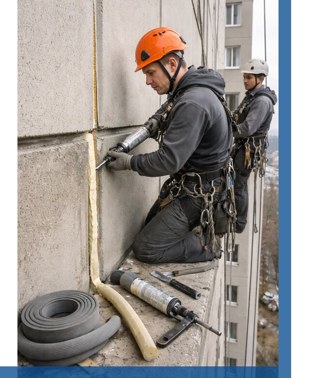 Теплый шов межпанельные швы в Еманжелинске от 719 р. | ВЫСОТНИК-Мнж