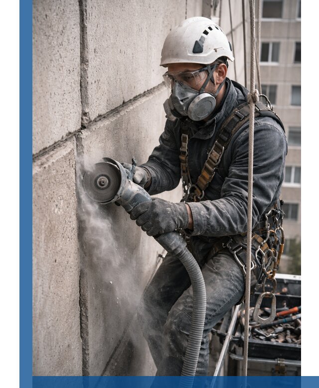 Штробление межпанельных швов в Еманжелинске качественно и быстро