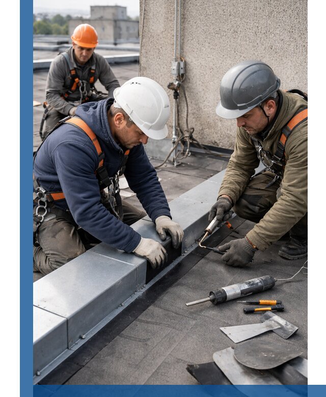 Ремонт кровельных примыканий в Еманжелинске профессионально