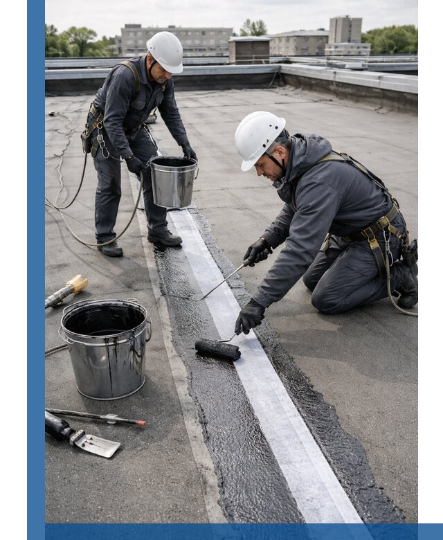 Гидроизоляция кровли мастикой в Еманжелинске надежная защита