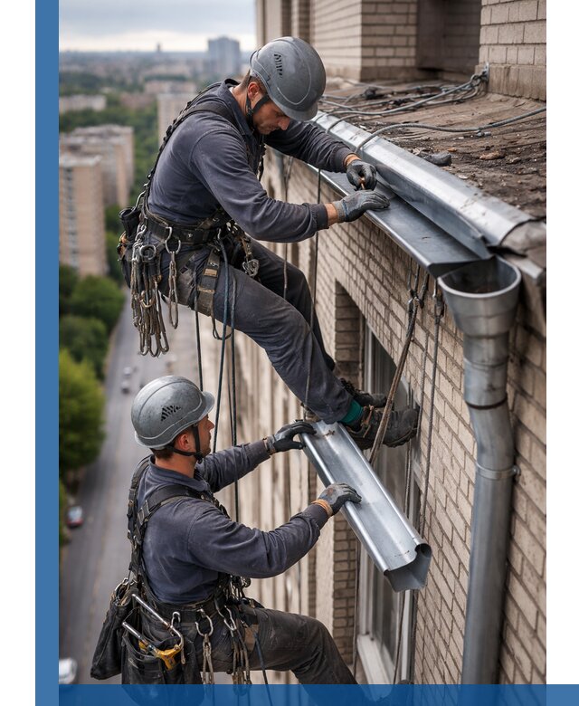 Ремонт водосточных желобов в Еманжелинске, быстро и качественно