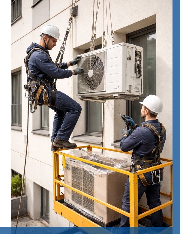 Демонтаж внешнего блока кондиционера в Еманжелинске от 3595 р. | ВЫСОТНИК-Мнж