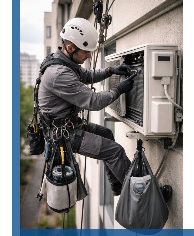 Обслуживание внешнего блока кондиционера в Еманжелинске профессионально