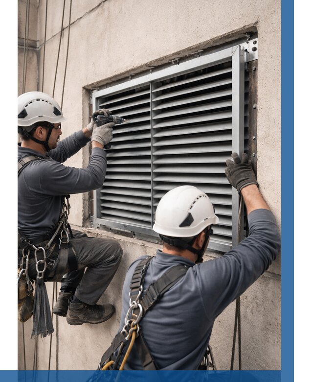 Монтаж вентиляционных решеток в Еманжелинске от 4622 р. | ВЫСОТНИК-Мнж