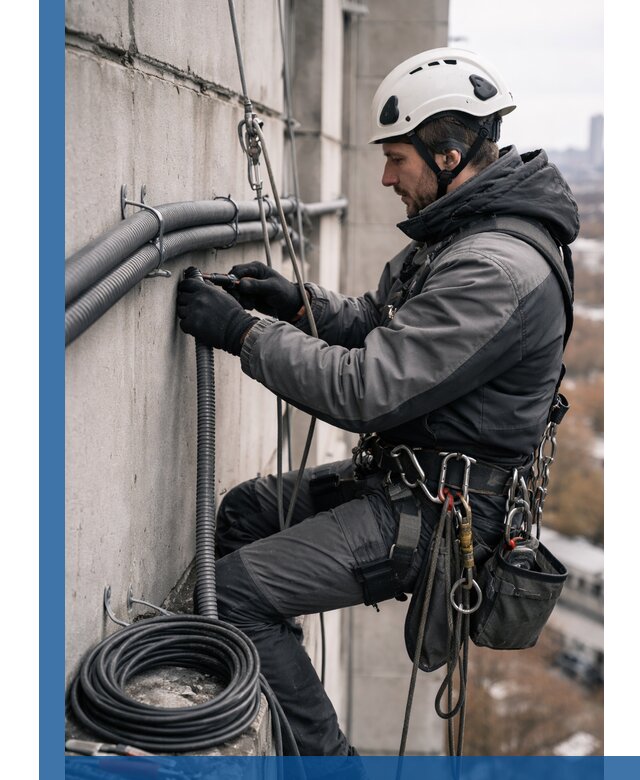 Профессиональный монтаж гофры для кабеля в Еманжелинске с гарантией