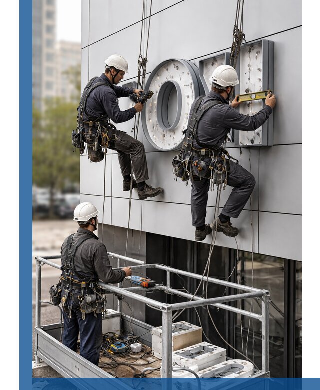 Профессиональный монтаж световых букв в Еманжелинске под ключ