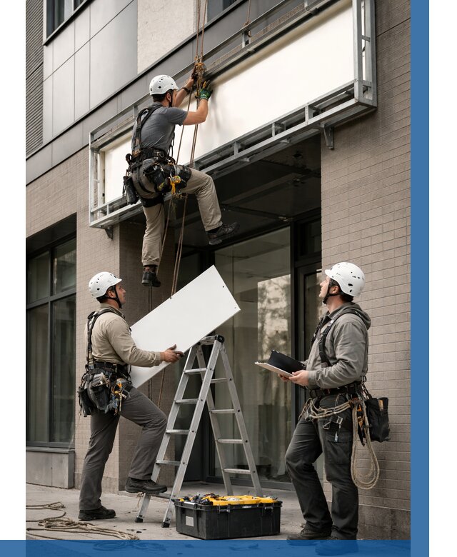 Монтаж светового короба в Еманжелинске от 6676 р. | ВЫСОТНИК-Мнж