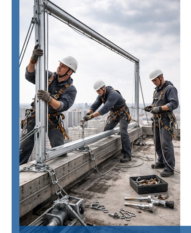 Монтаж крышных рекламных конструкций под ключ в Еманжелинске