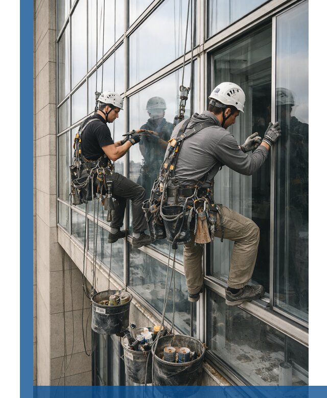 Ремонт витражных конструкций и фасадного остекления в Еманжелинске