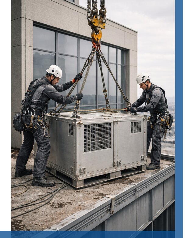 Такелажные работы на высоте в Еманжелинске от 8217 р. | ВЫСОТНИК-Мнж