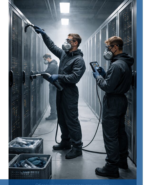 Обеспыливание серверной комнаты в Еманжелинске от 4622 р. | ВЫСОТНИК-Мнж