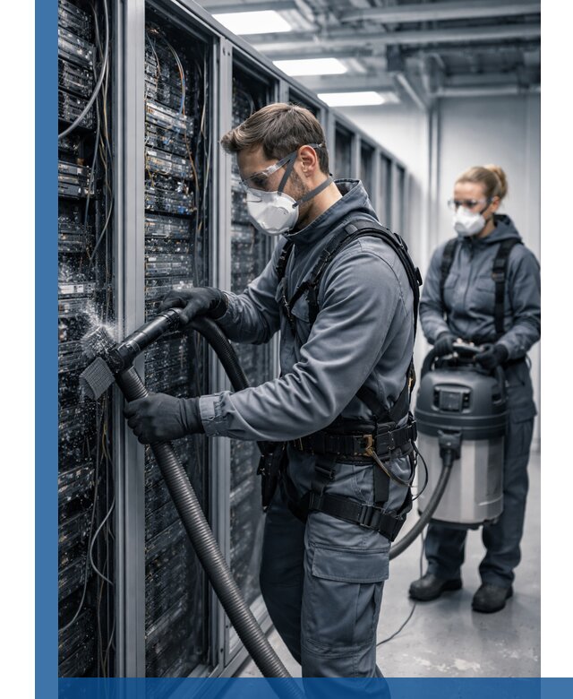 Обеспыливание серверной комнаты в Еманжелинске, профессиональная очистка