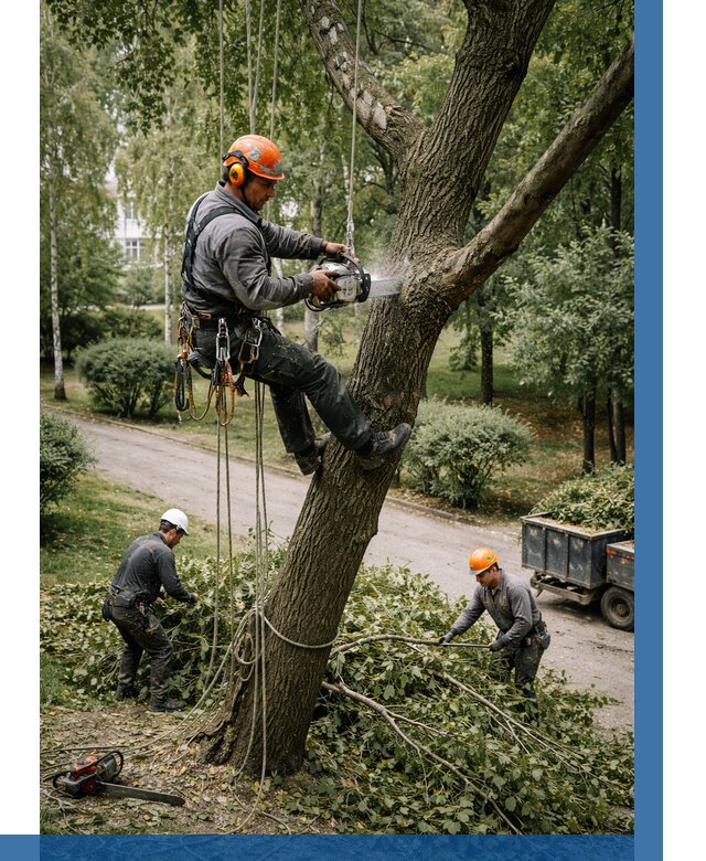 Кронирование деревьев в Еманжелинске от 6676 р. | ВЫСОТНИК-Мнж