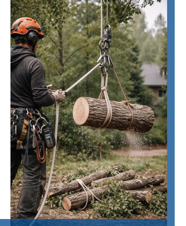 Валка деревьев частями в Еманжелинске от 7703 р. | ВЫСОТНИК-Мнж