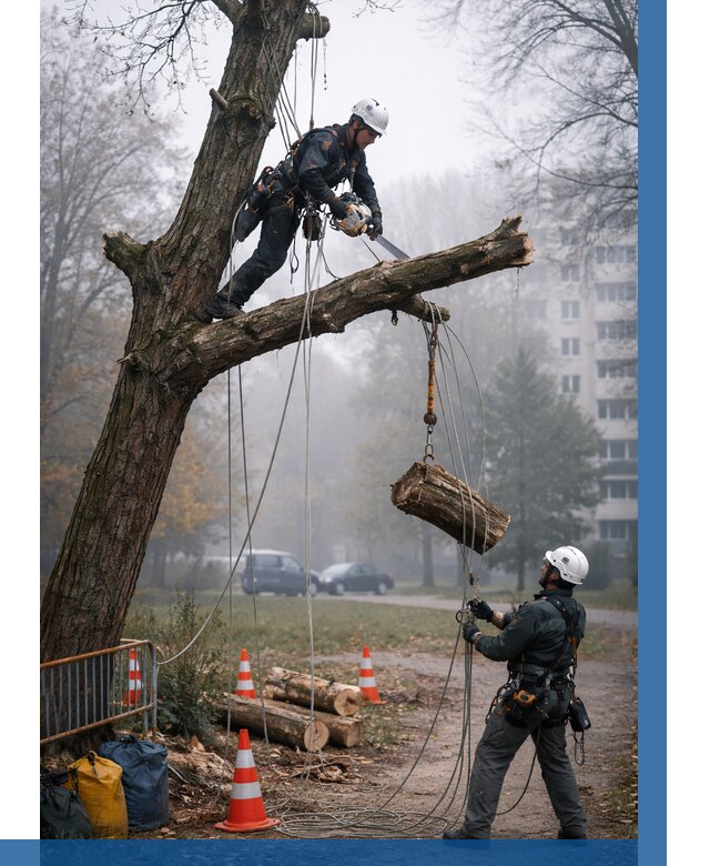 Удаление аварийных деревьев в Еманжелинске от 15407 р. | ВЫСОТНИК-Мнж