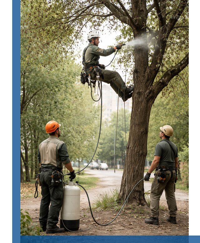 Обработка деревьев от вредителей в Еманжелинске профессиональная защита