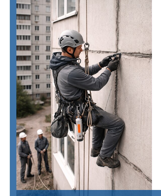 Обследование межпанельных швов и герметизация в Еманжелинске